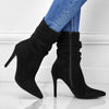 Women's Fashion Suede Stiletto Boots – Elegant and Timeless