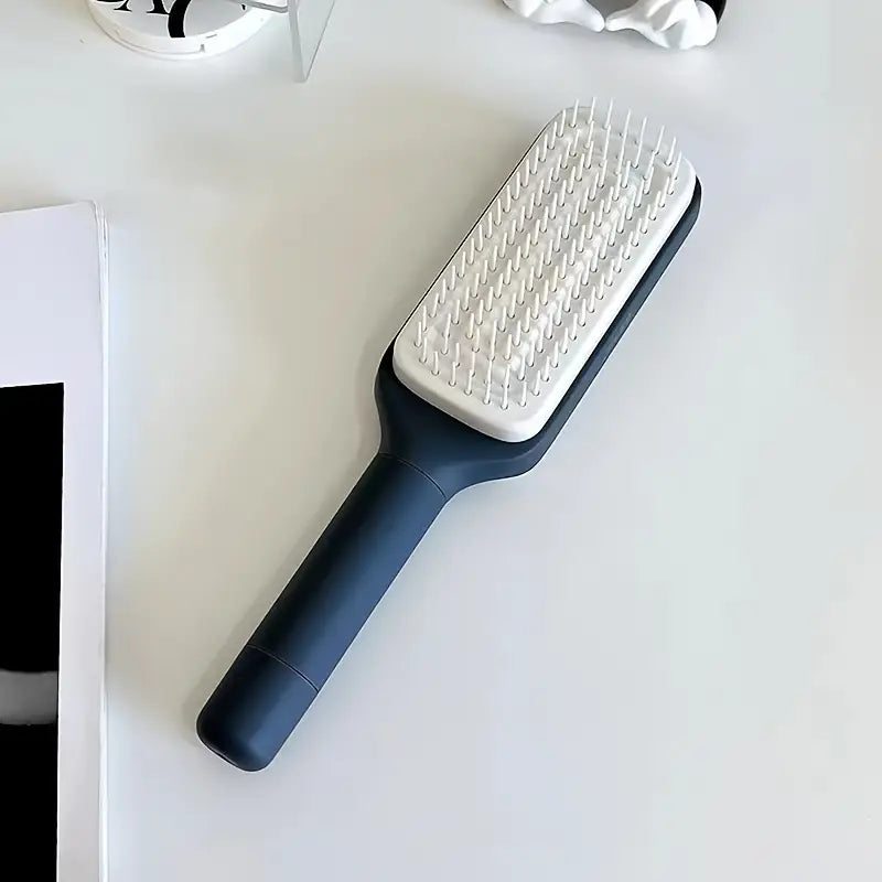 VoluBrush™ – Compact Rotating Volumizing Hairbrush for Effortless Luxe Locks