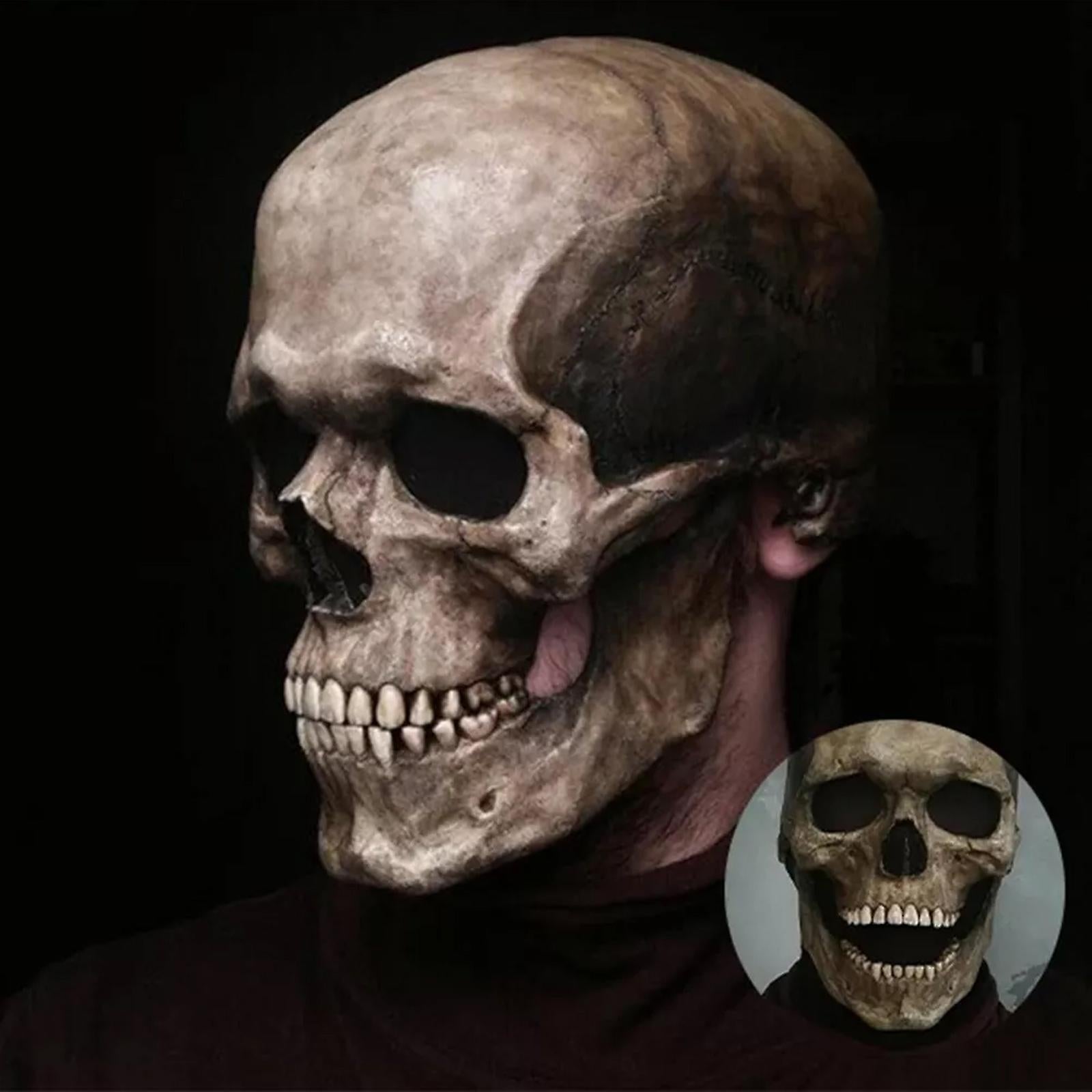 SpectraBone™ Creepy Halloween Skull Mask for Spooky Costume Looks