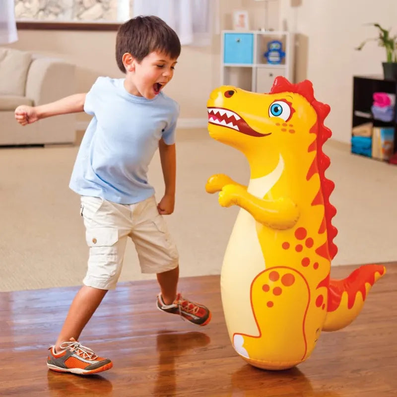 🦖3D Inflatable Dinosaur Punching Bag – Non-Stop Fun for Kids! 🦖