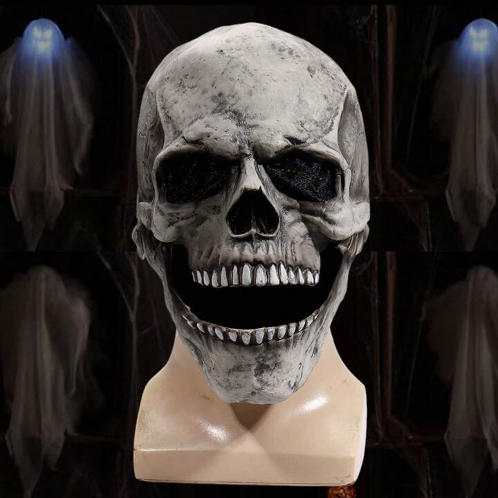 SpectraBone™ Creepy Halloween Skull Mask for Spooky Costume Looks