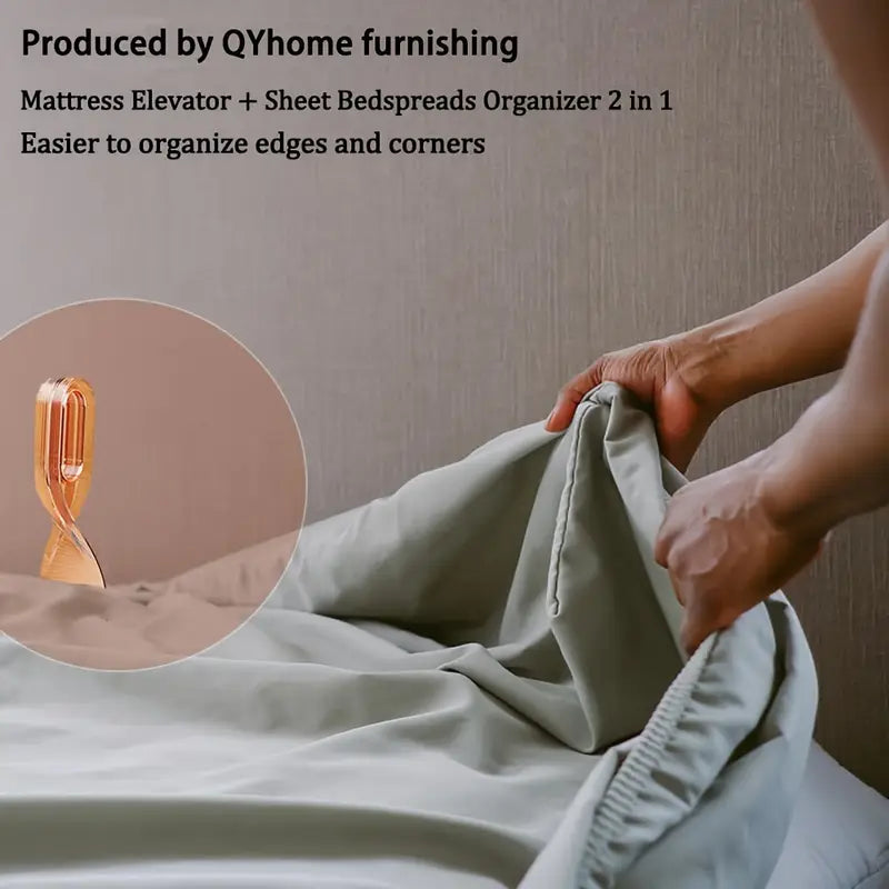 BedLift™ – 2-in-1 Mattress Lifter and Sheet Fixer for Easy Bed Maintenance