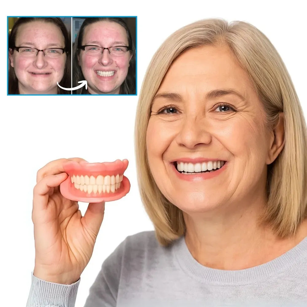 🦷 SmileForge™ – The Real Full-Set Denture Kit That Looks & Feels Natural