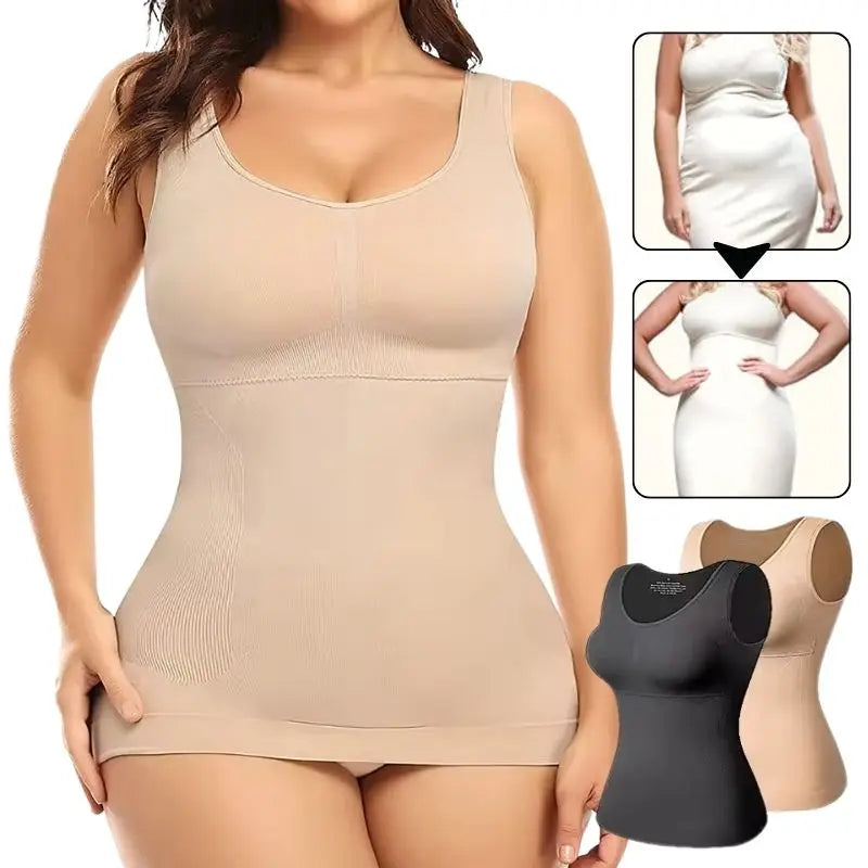 💃 CurveMuse™ Body Sculpting Cami – Smooth, Lift & Slay Every Look