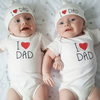 Load image into Gallery viewer, 50% Off + Fast Free Shipping TODAY! (Cute I Luv Mum &amp; Dad Baby Set)