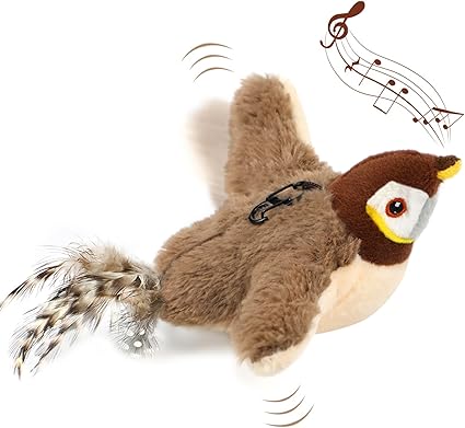 Pet Plush Toy - Sound & Electric Movement,🐾 Playtime Just Got More Exciting!