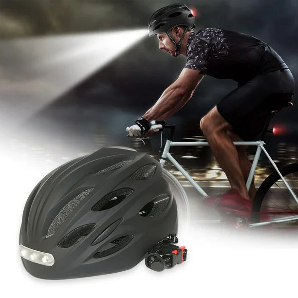 🚴‍♂️ LED Safety Cycling Helmet – Stay Protected & Visible! 🚨