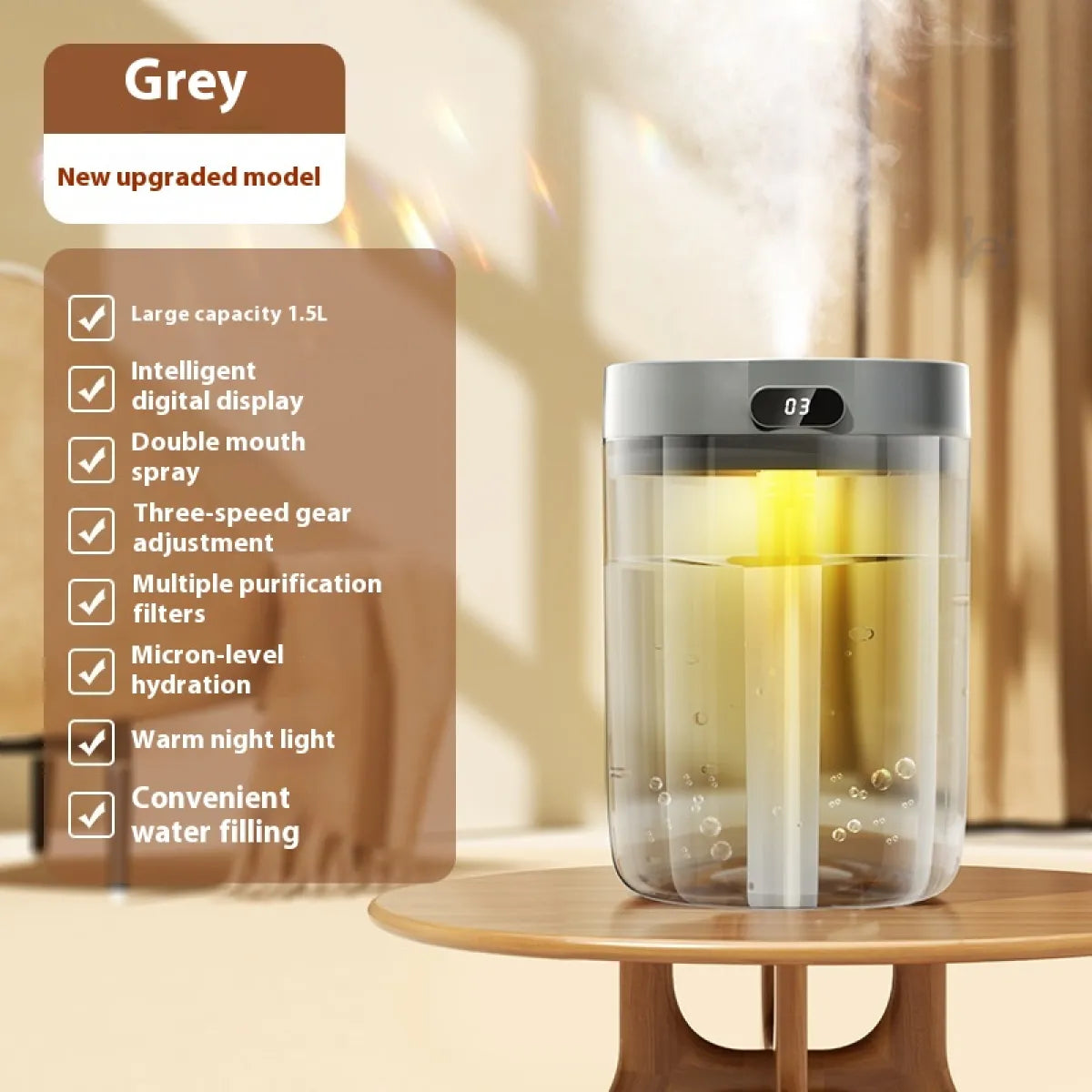 Humidifier™ AirRevive - Large Capacity Double Spray USB Cool Mist Syst ...