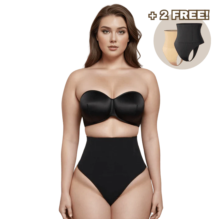 EleganFit™ Sculpting Tummy Control Thong I 1+2 Free Last Day Offer!