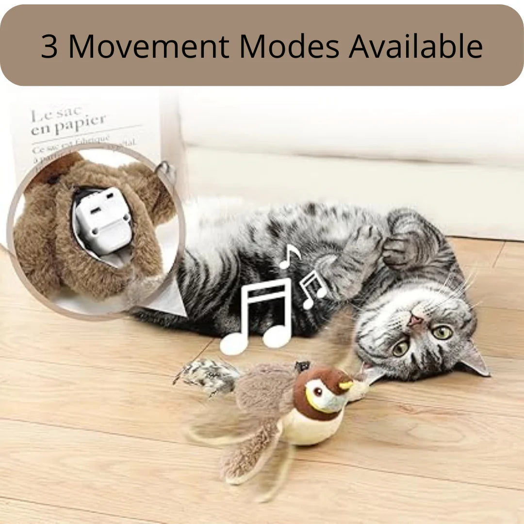 Pet Plush Toy - Sound & Electric Movement,🐾 Playtime Just Got More Exciting!