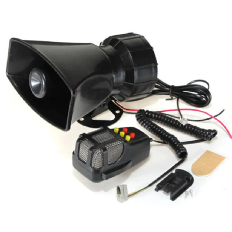 SirenHorn™ AlertForce - 12V 100W 5-Sound Emergency Warning System ...