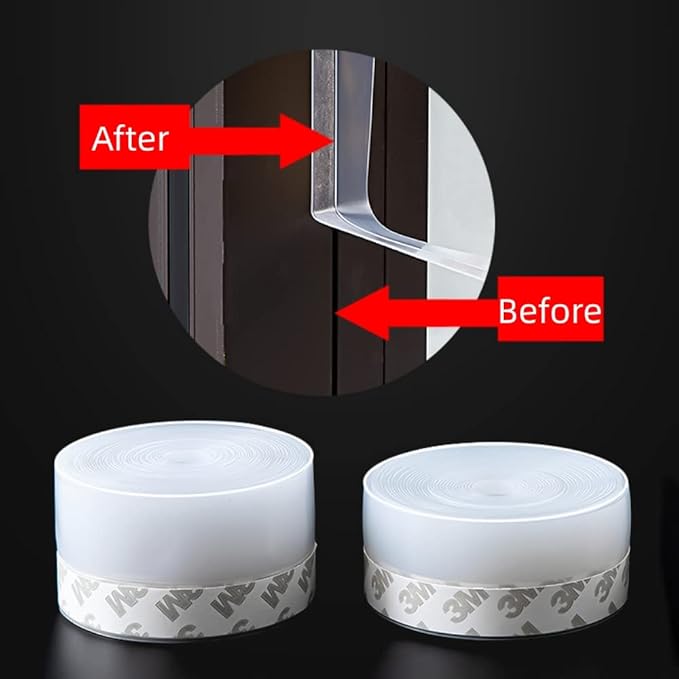 🏡Silicone Gap Seal Tape – Instantly Seal Gaps & Keep Your Home Protected! 🚪✨