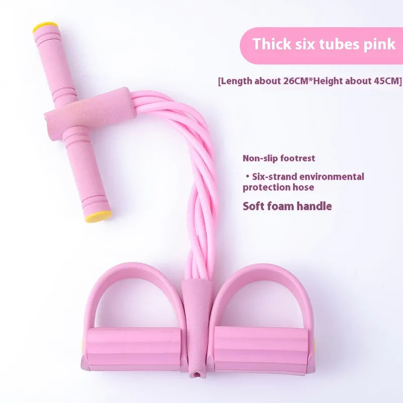 Six-tube Pedal Chest Expander