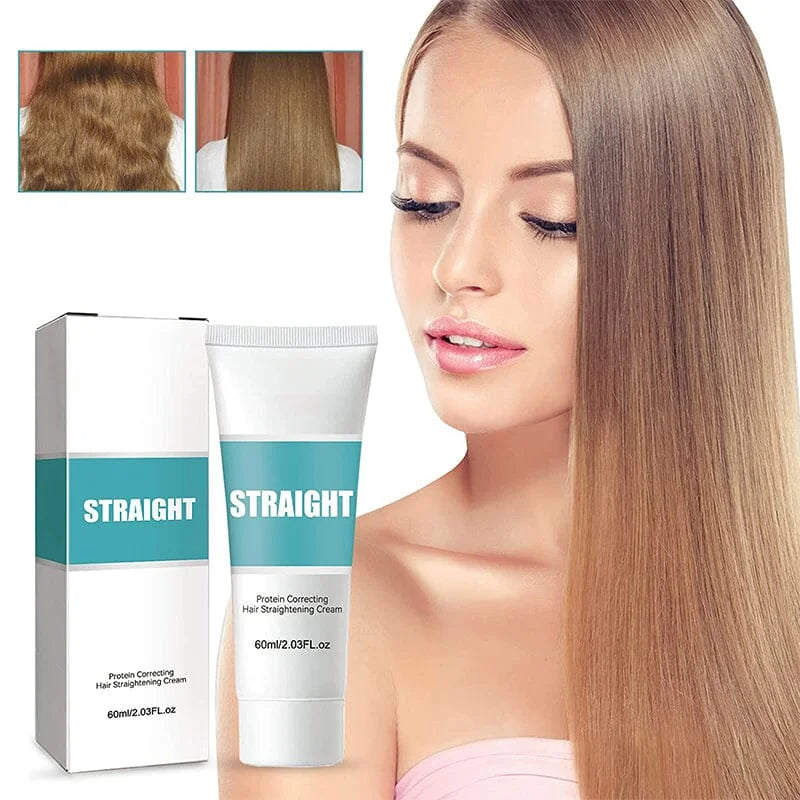 🔥 The Ultimate Protein Hair Straightening Cream – Instantly Transform Your Hair! 🔥