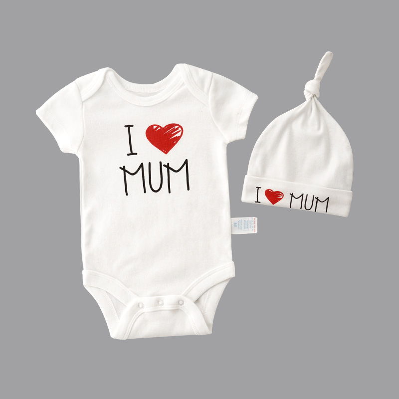 50% Off + Fast Free Shipping TODAY! (Cute I Luv Mum & Dad Baby Set)