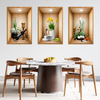 Elevate Your Home Décor with 3D Effect Triple Stickers (3pcs)