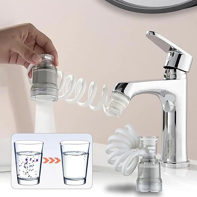 🚰 Universal Faucet Water Filter – Pure, Clean Water Every Time! 🚰