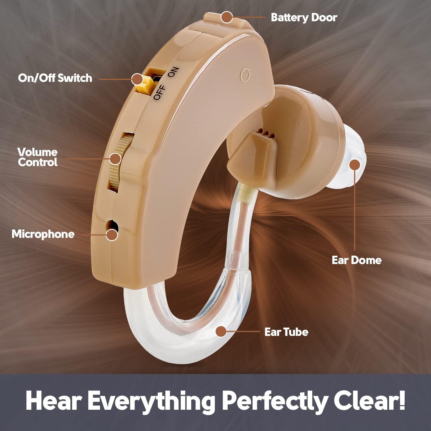 👂 Hearing Aid Sound Amplifier – Hear Clearly & Live Confidently! 🎧