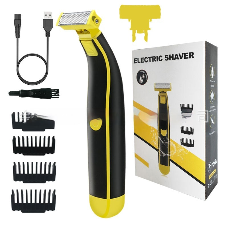 ShavePro™ USB Rechargeable Wet & Dry Electric Shaver with 4 Limit Combs
