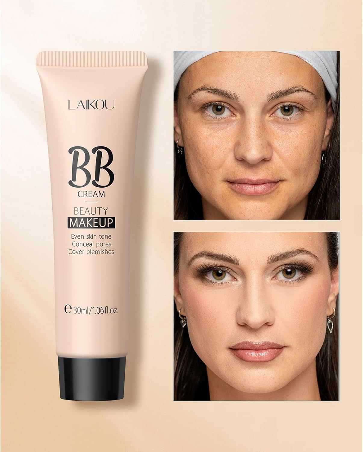 🌸 GlowVeil™ Natural Radiance BB Cream (30ml)