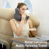 🎧 Bluetooth Noise-Canceling Travel Pillow – Comfort & Sound in One! 🎧