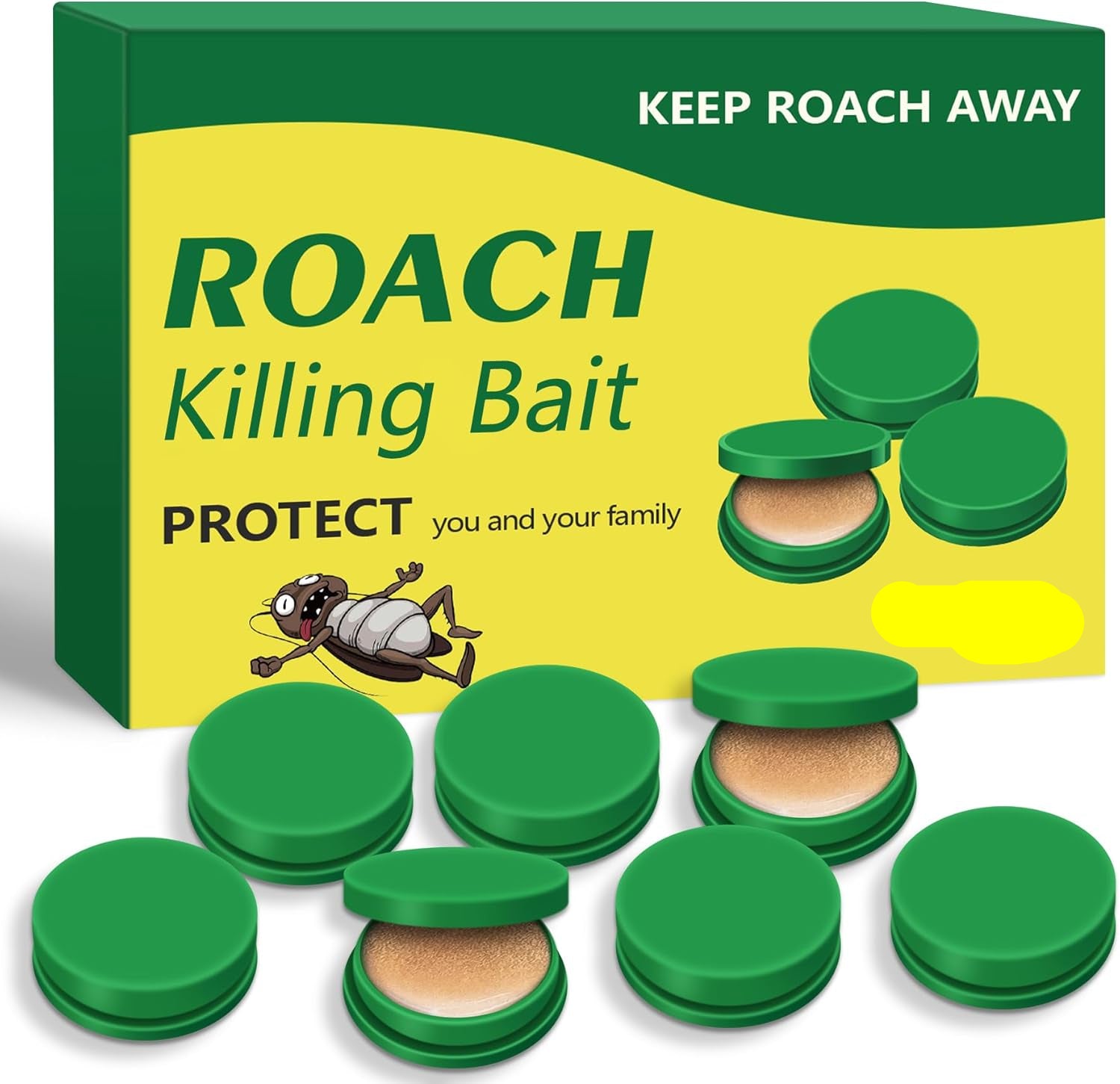 Say Goodbye to Cockroaches with the Ultimate Cockroach Bait Station! (16pcs)