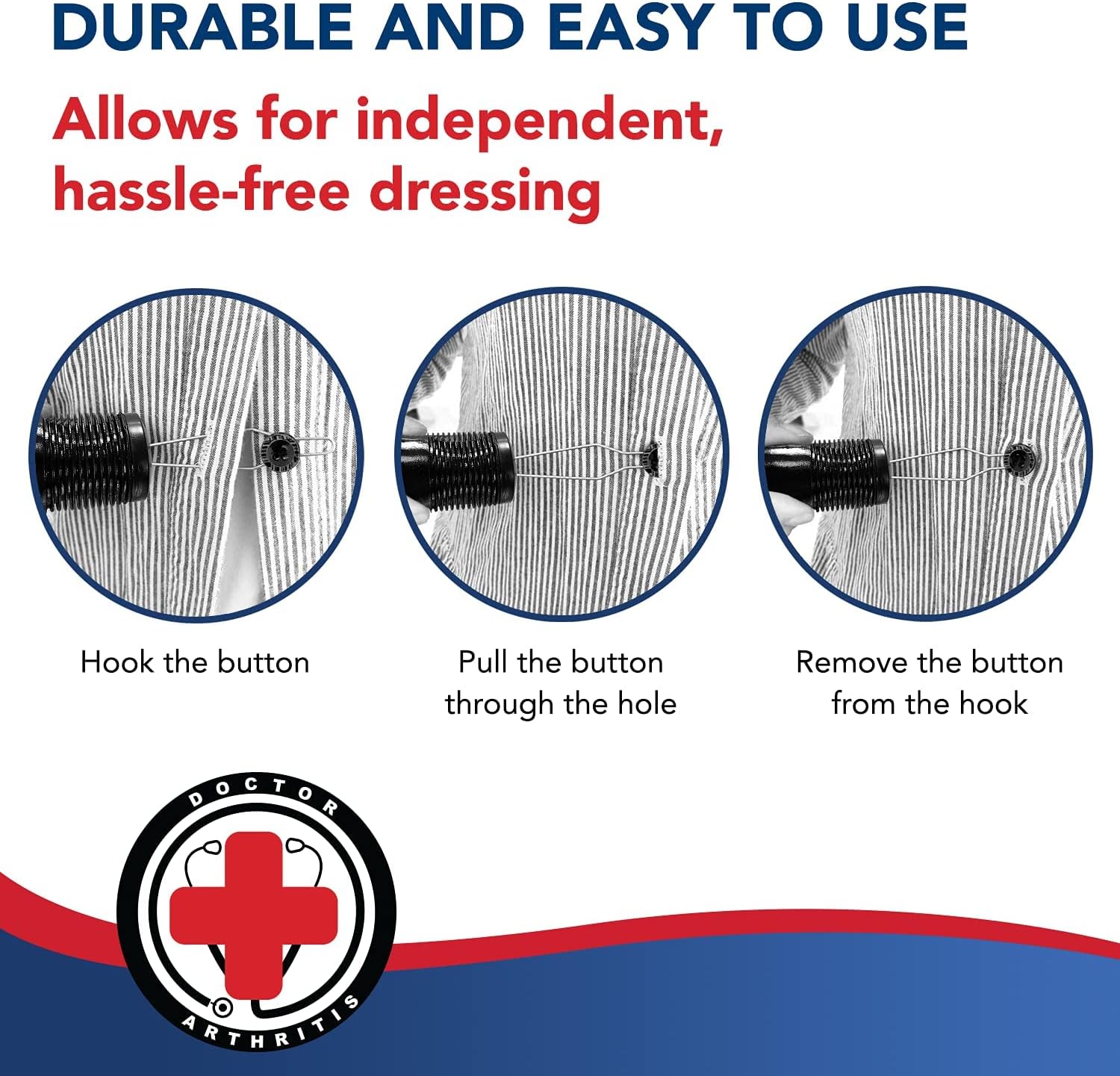 🧥 Button & Zipper Aid – Effortless Dressing for Those with Limited Dexterity!