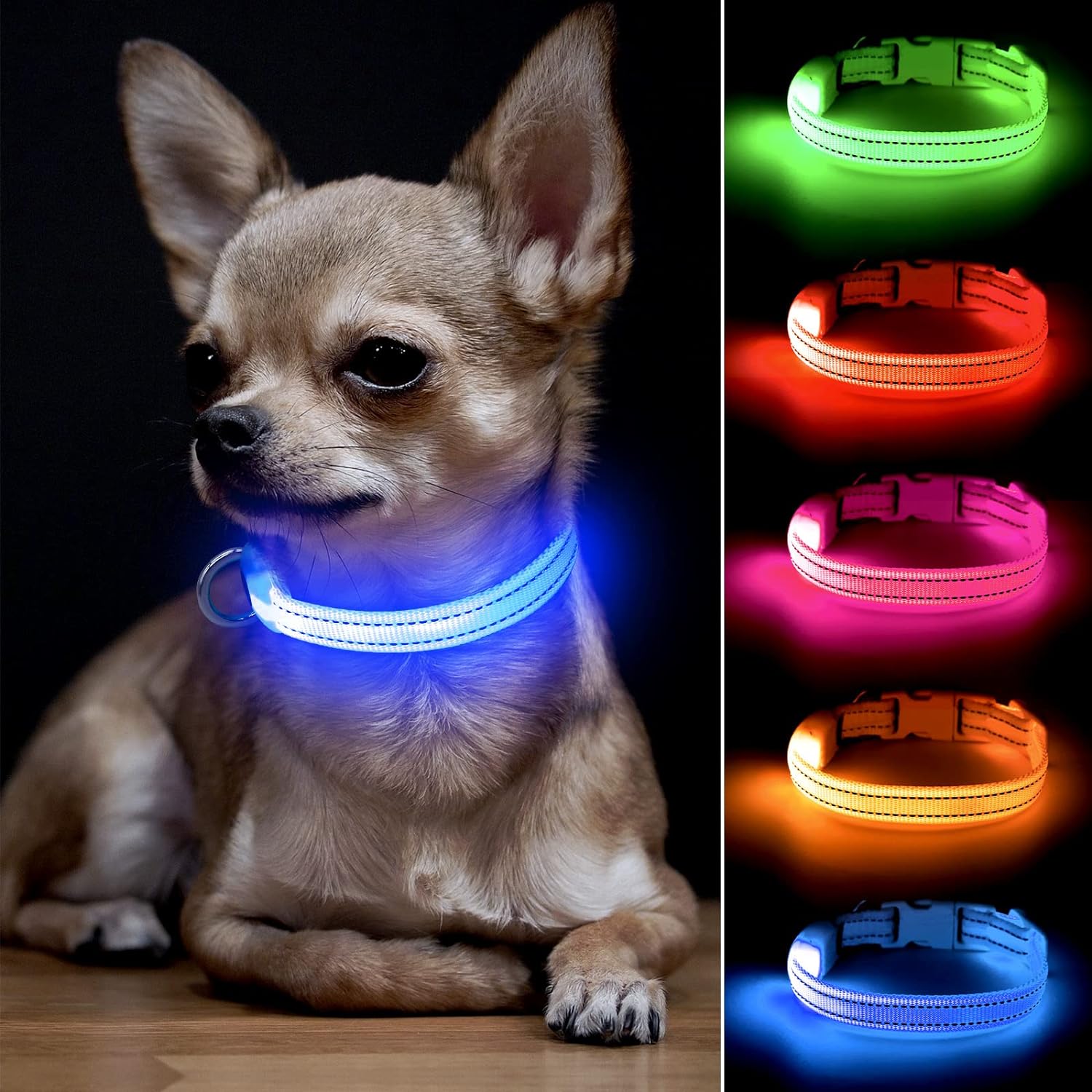 SOHOBLOO'S Led Pet Collar (Buy 1 Get 2 Free TODAY!)