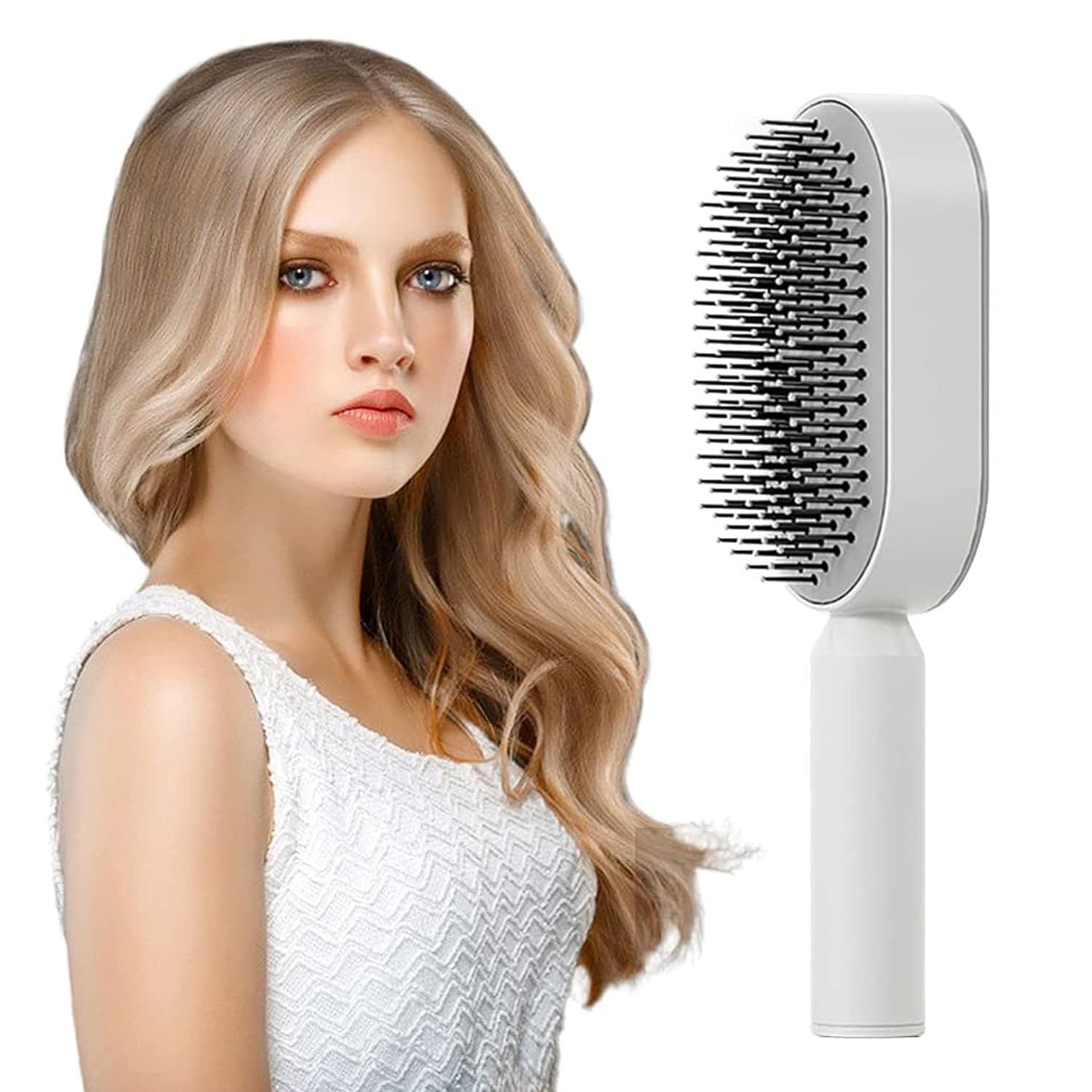 Free Fast Shipping Today! | Self-Cleaning Hair Brush