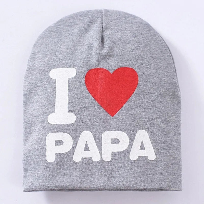 50% Off + Free Shipping Today | SOHOBLOO'S I Luv Mama & Papa Baby Hat