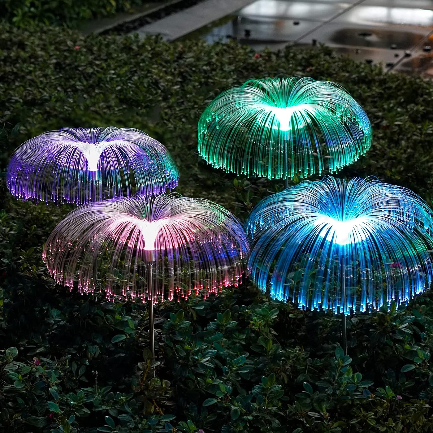 Free Fast Shipping Today | Jellyfish LED Solar Garden Light