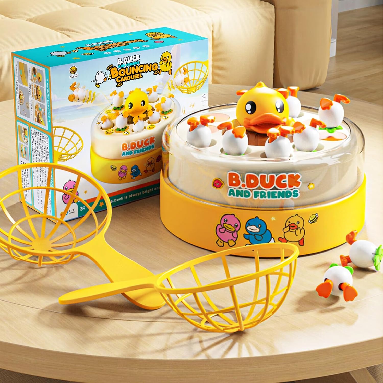 Bounce and Catch Duck Board Game (+Free Gift Included💖)