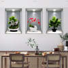 Elevate Your Home Décor with 3D Effect Triple Stickers (3pcs)