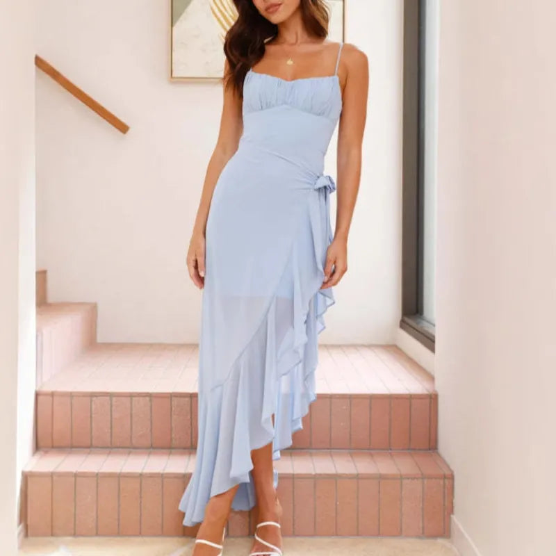 RuffleCharm™ Sexy Sling Backless Dress