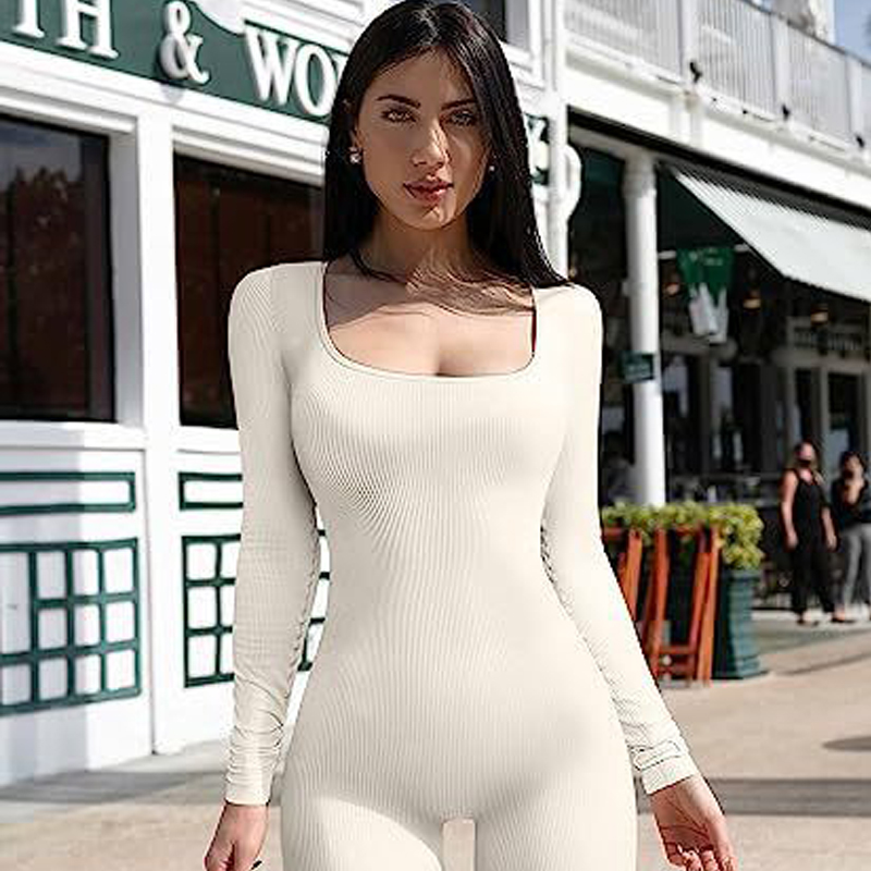 Free Shipping Today | VerveChic Longsleeve Jumpsuit