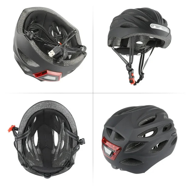 🚴‍♂️ LED Safety Cycling Helmet – Stay Protected & Visible! 🚨