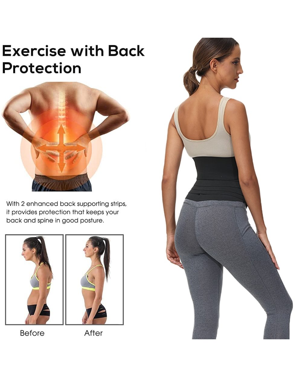 Wrap Bandage Abdominal Shaper Back Support