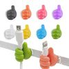 Mini Silicone Thumb Hooks -10pcs (Mixed Colors)