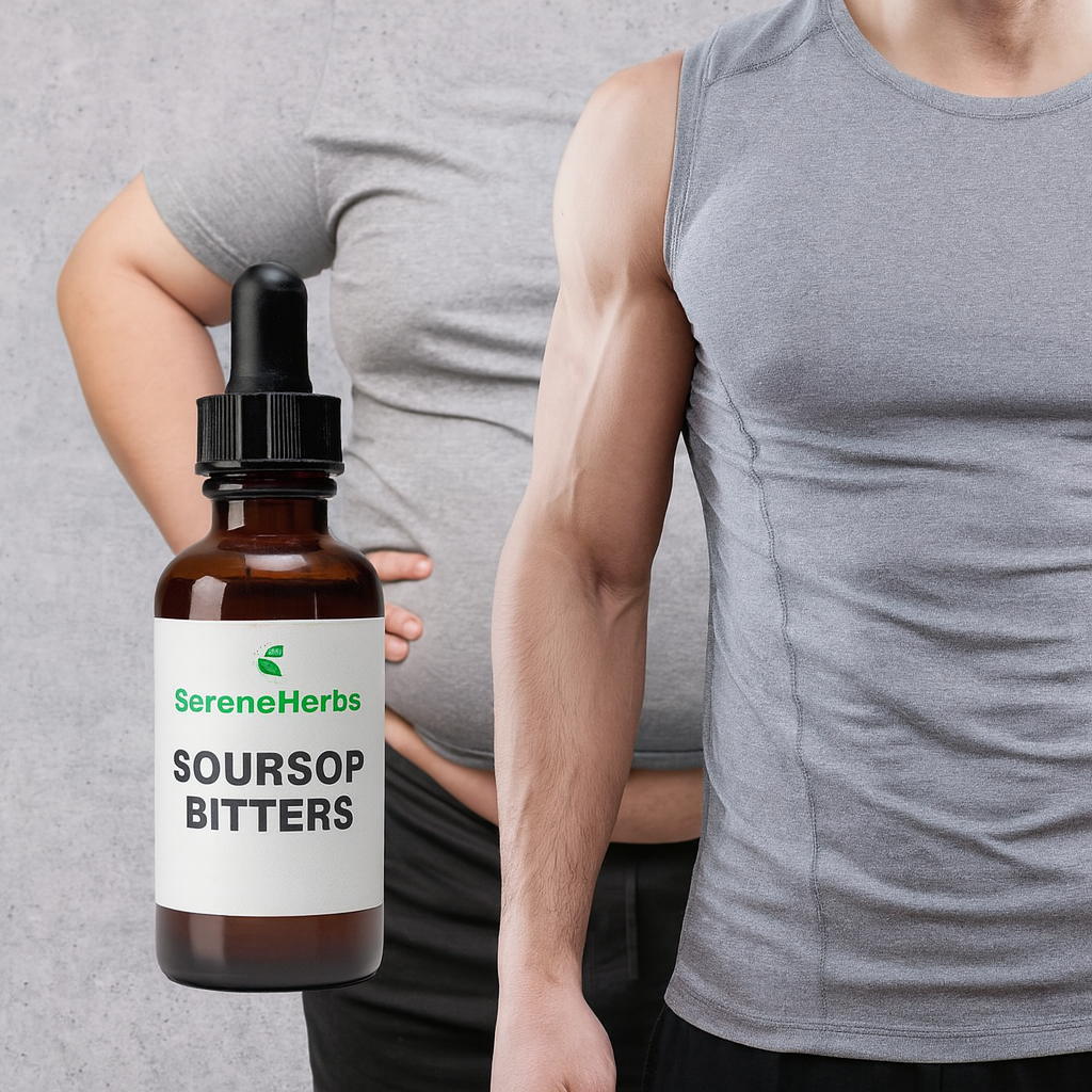 🍃 SereneHerbs™ Soursop Bitters — 60ml Full-Body Detox & Digestive Cleanse