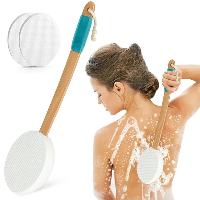 🛀Non-Slip Sponge Brush – Effortless Lotion Application for Hard-to-Reach Areas! 🛀