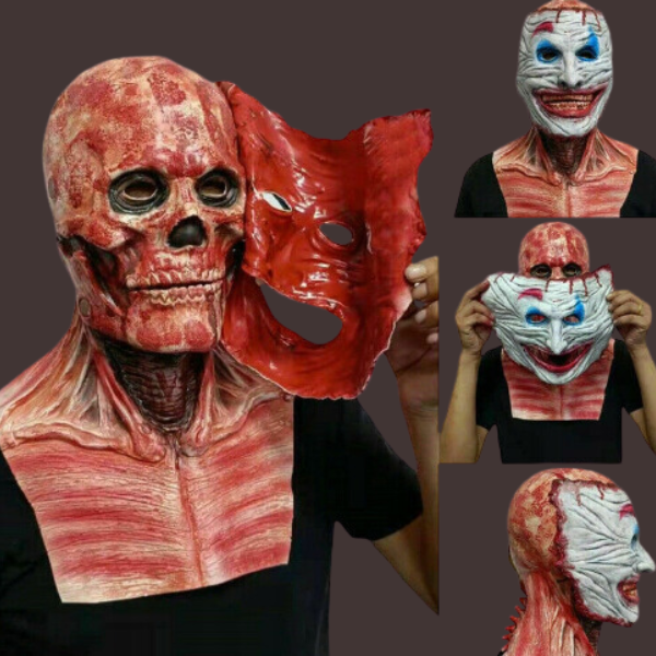 BoneChill™ 恐怖万圣节面具——打造最吓人的节日造型