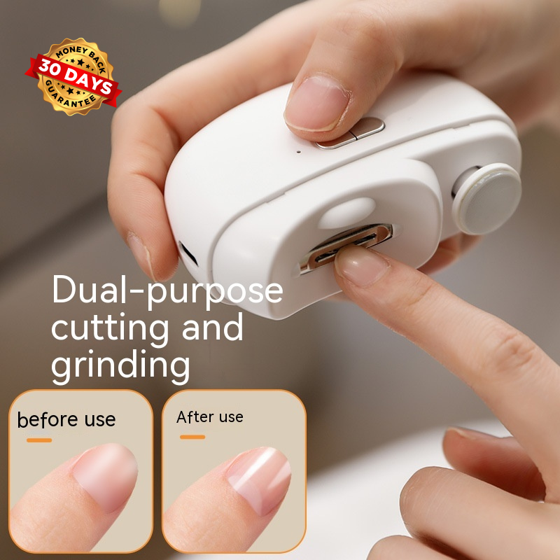 NailShine™ Electric Anti-Splash Nail Clipper &amp; Brightener (Rechargeable)