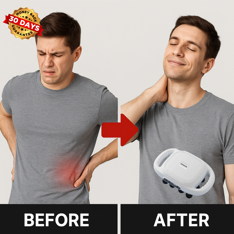 PowerPulse™ Pro Massage Gun with 12 Interchangeable Heads