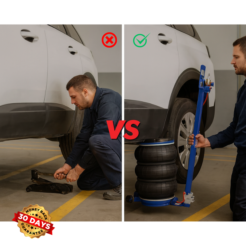 AirLift™ 5-Ton Triple Bag Pneumatic Jack for Cars & Garage Repairs