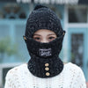 Load image into Gallery viewer, SOHOBLOO&#39;S 2 in 1 Mask Scarf Knitted Hat