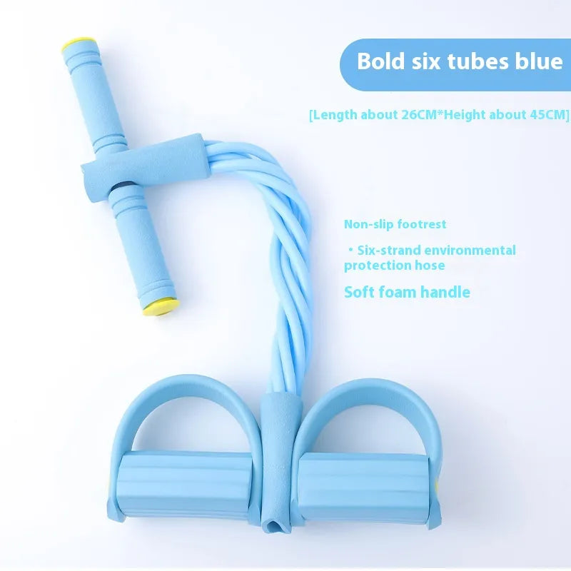 Six-tube Pedal Chest Expander