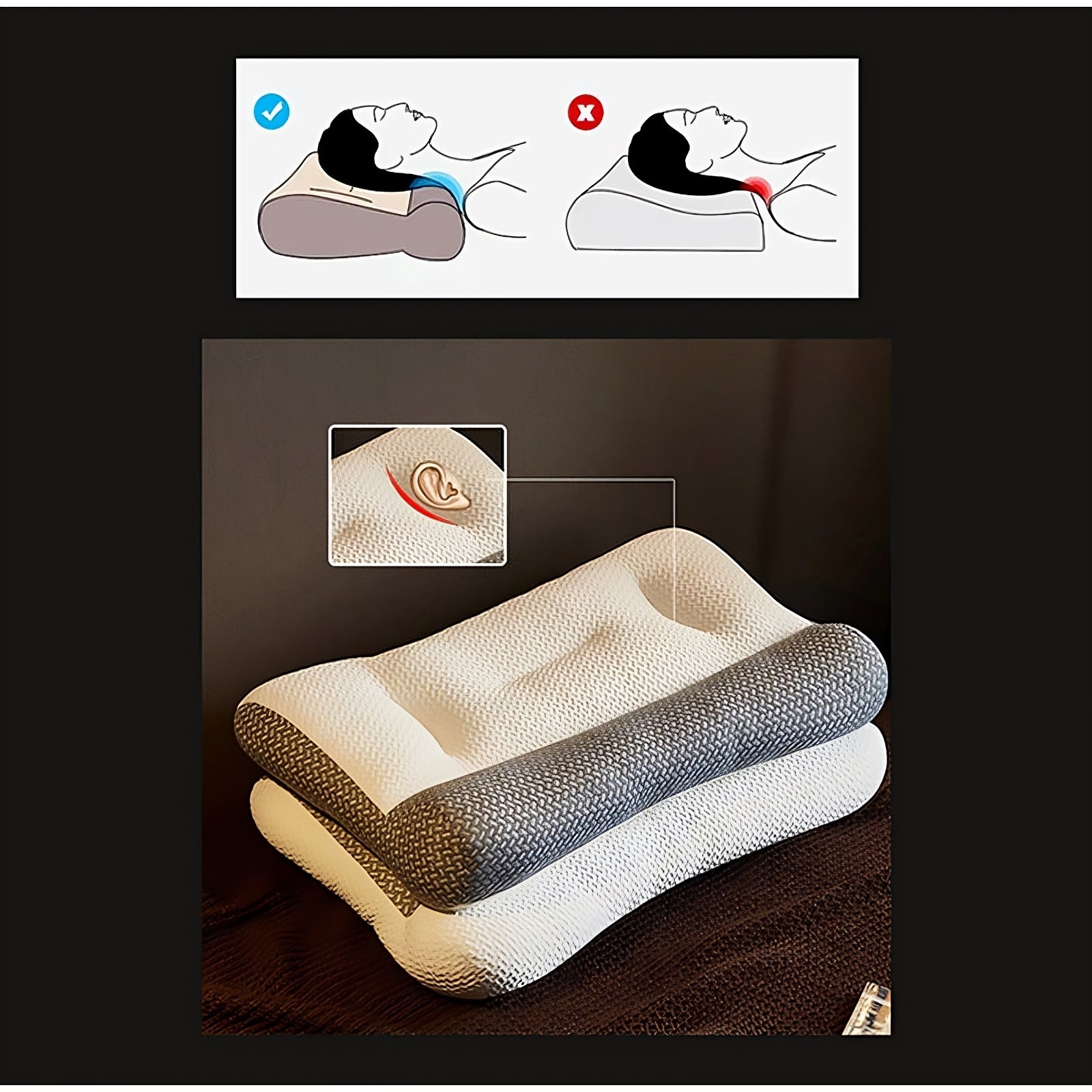 SOHOBLOO'S Super Ergonomic Pillow - Protect your neck and spine
