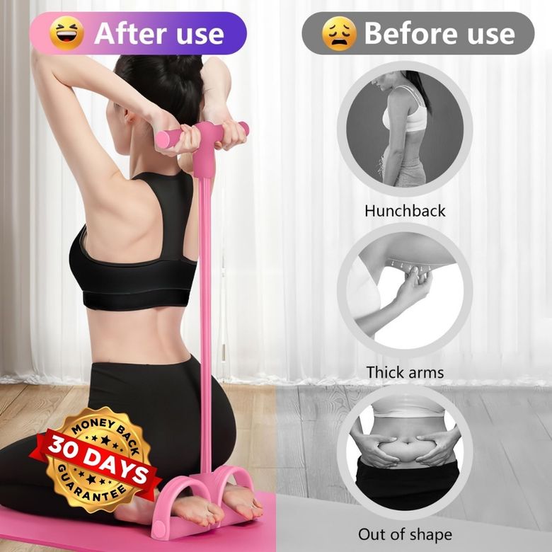 Six-tube Pedal Chest Expander