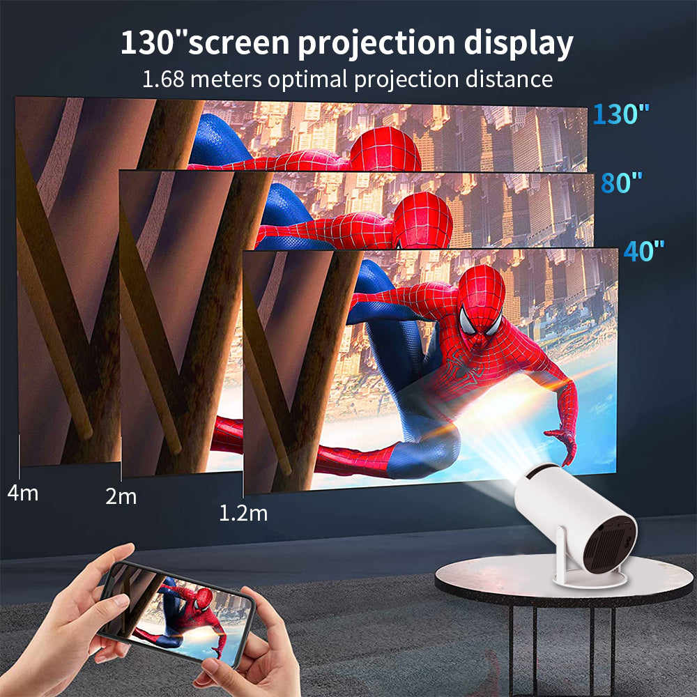 SOHOBLOO'S MagicScreen™ 4K WiFi Mini Projector